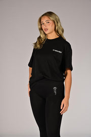 Gymroses | Women's Black "Motivation" T-shirt