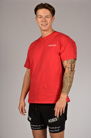 Gymroses | Men's Red Overesized T-shirt