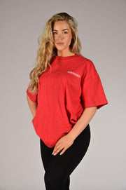 Gymroses | Women's Red Overesized T-shirt