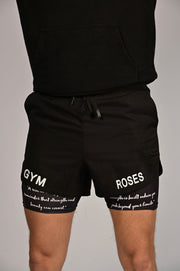 Gymroses | Men's Black Woven Shorts